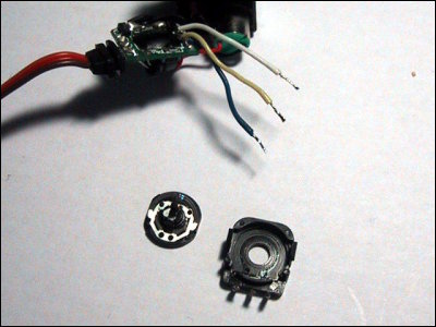Servo ES-05 Poti und Schleifringeinheit