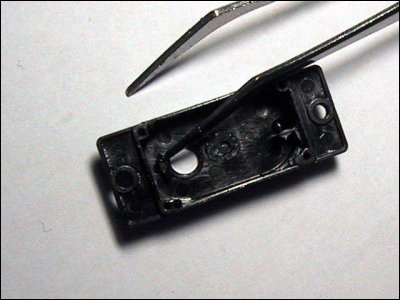 Servo ES-05 Gehauseoberteil mit Anschlag